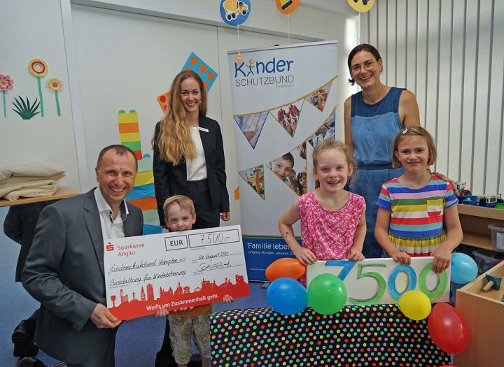 7.500 Euro für den Kinderschutzbund Kempten e.V.