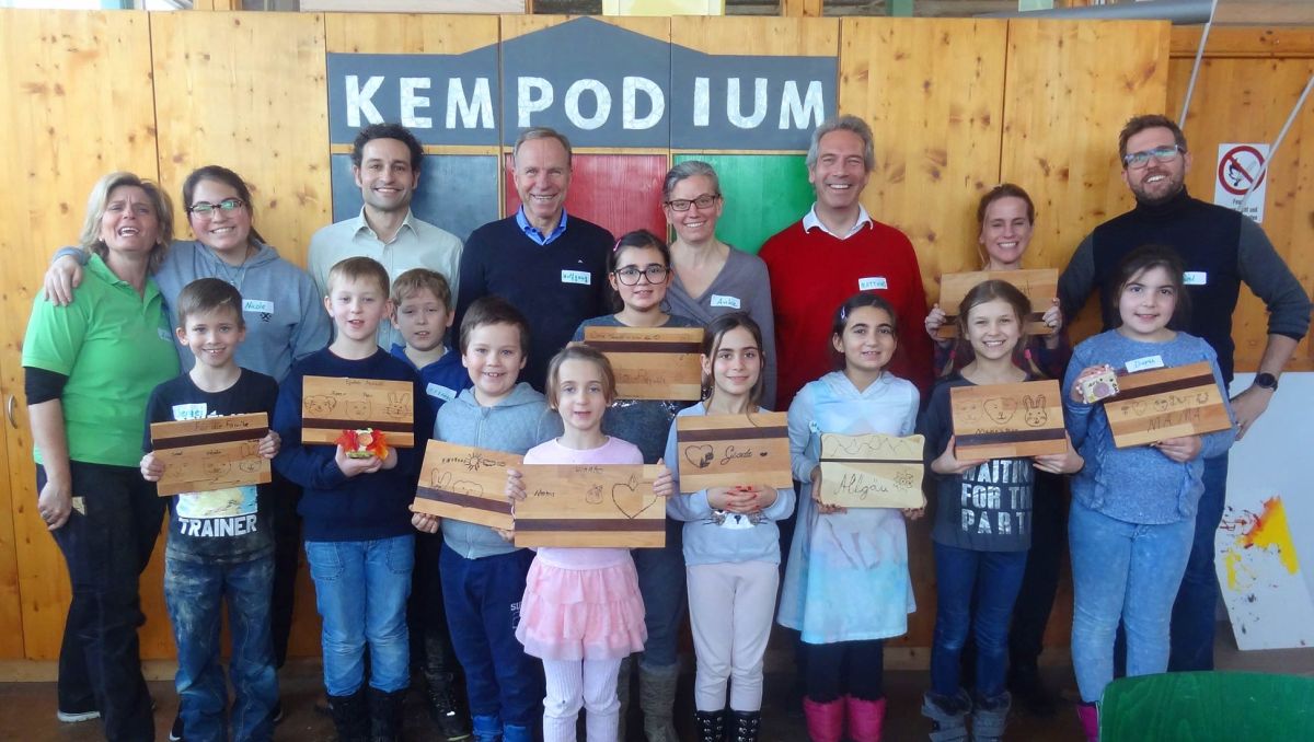 Kreativer Nachmittag mit den Rotariern des Rotary-Clubs Kempten-Residenz