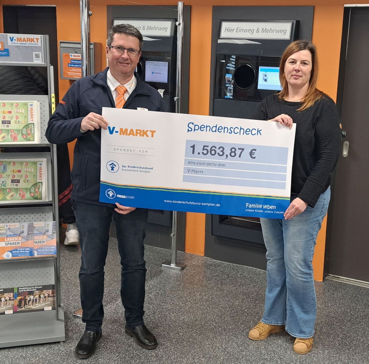 Spendenuebergabe V-Markt 2024